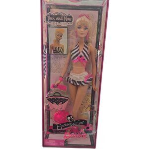 Barbie Then and Now 1959-2009 50th Anniversary Bathing Suit Doll New in Box